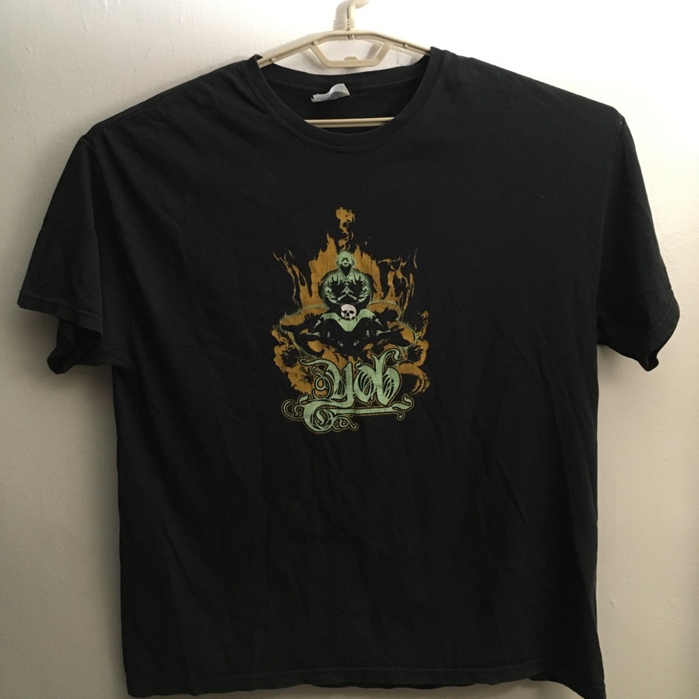 Men’s Hanes Heavyweight YOB T Shirt Extra Large Black